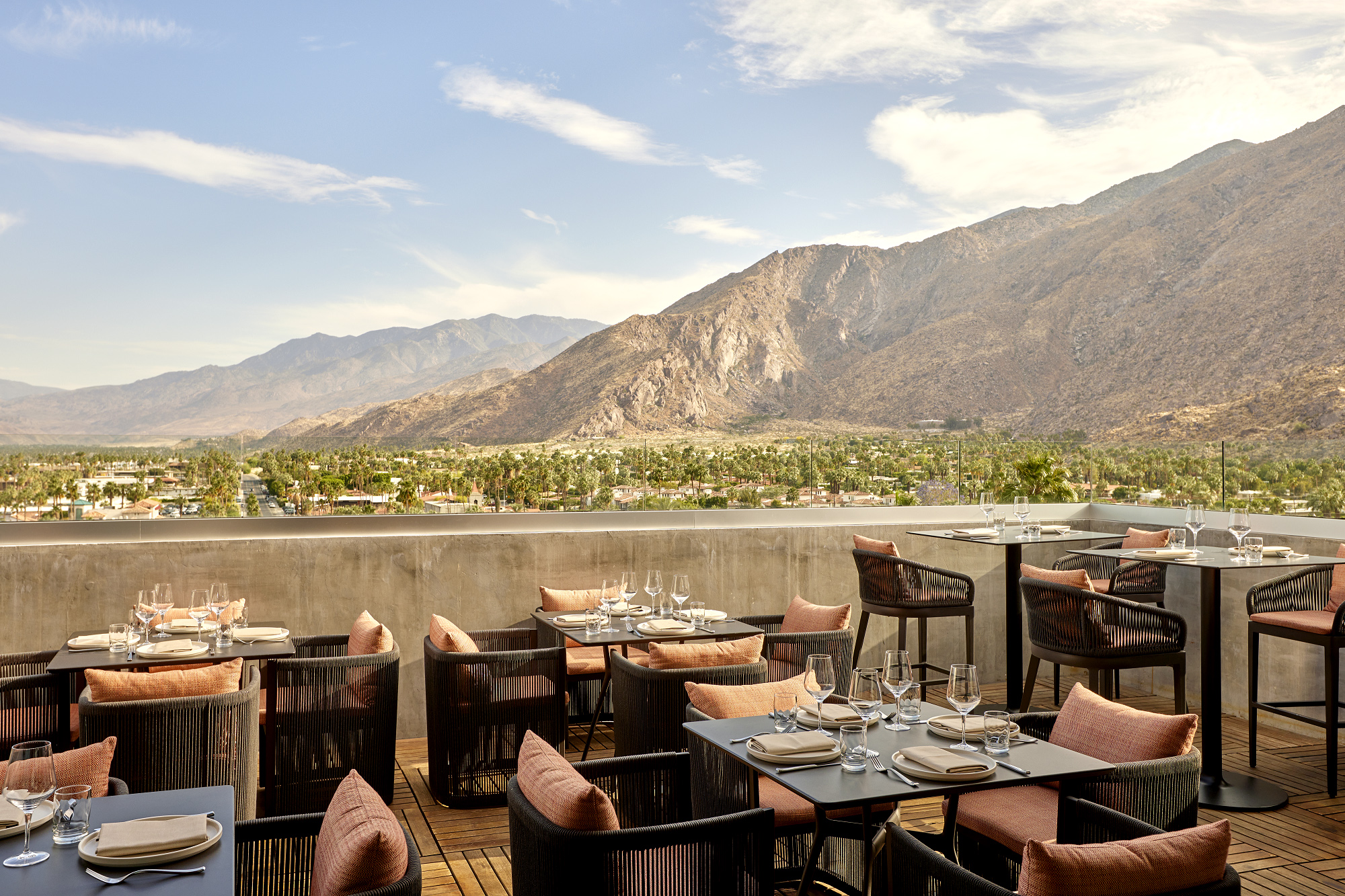 Terrace at 4 Saints in Palm Springs