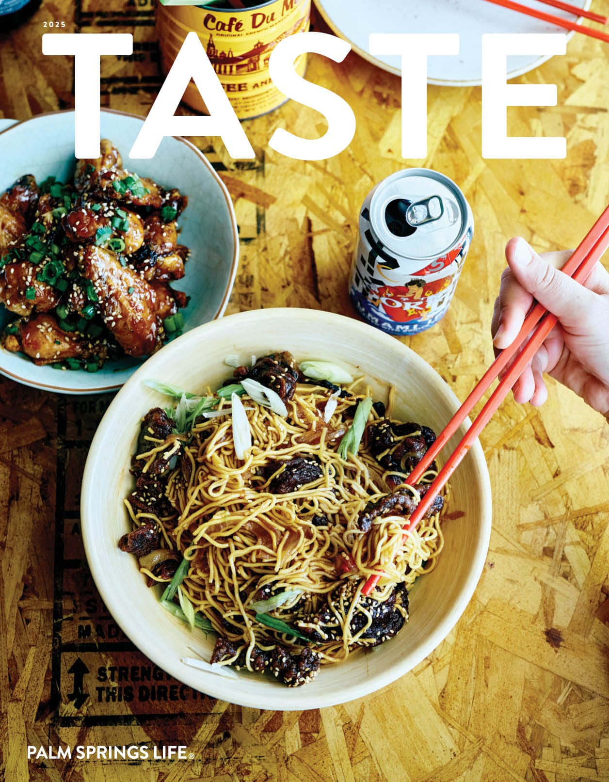 Taste January 2025, one of Palm Springs Life's lifestyle magazines.