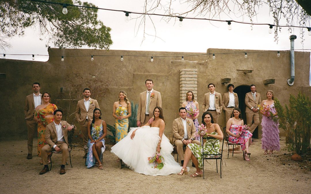 29 Palms Inn Wedding With Ranch Dressing, Pizza, and Movie Night Vibes