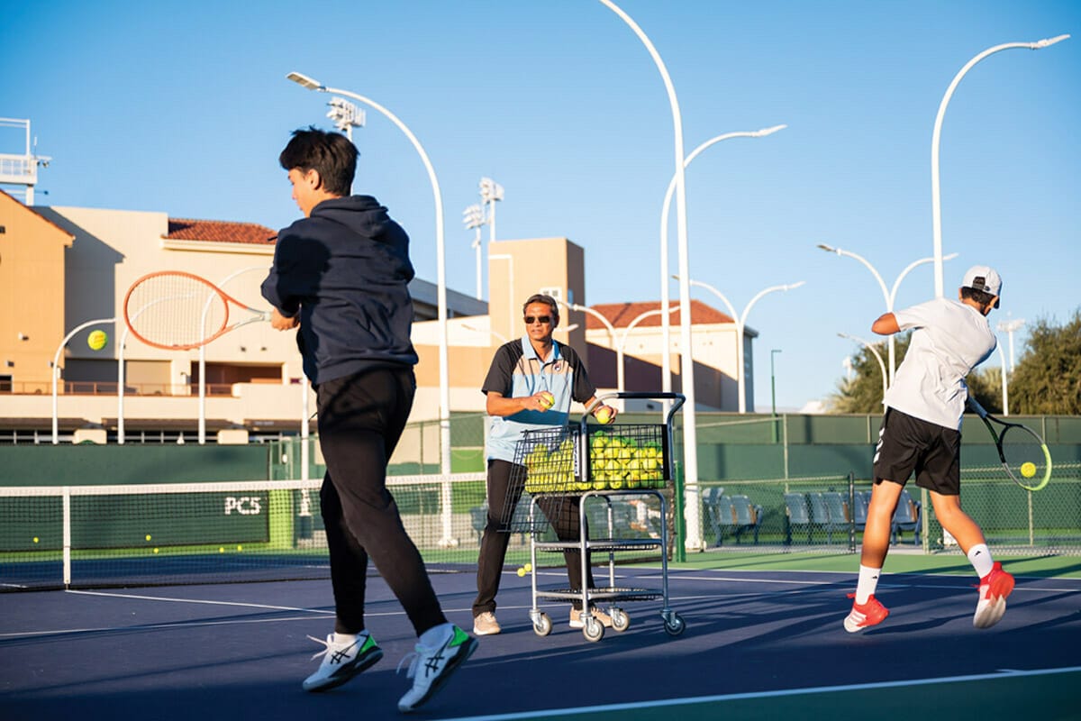 You Don’t Have to Be a Pro to Play at Indian Wells Tennis Garden