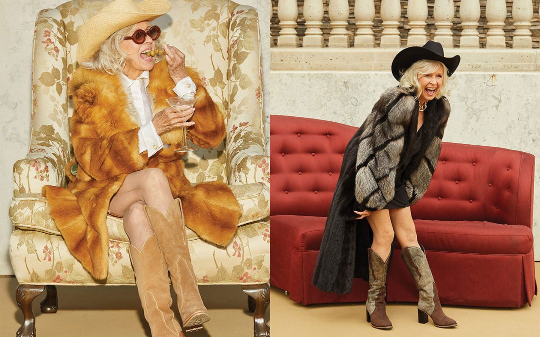 Former Miss Palm Springs Vicki McDermott Stars in Chazlyn Boot Campaign