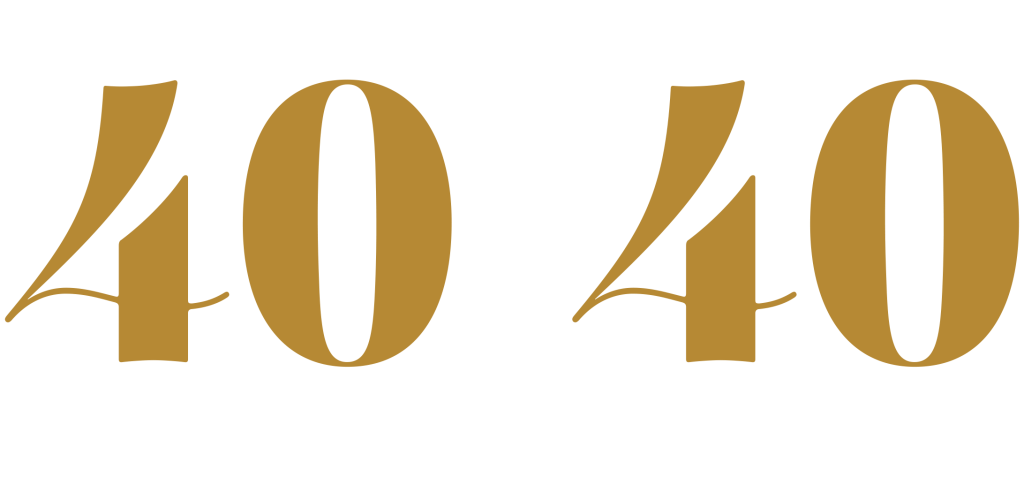 40 Under 40 Presented by Agua Caliente Casinos Logo