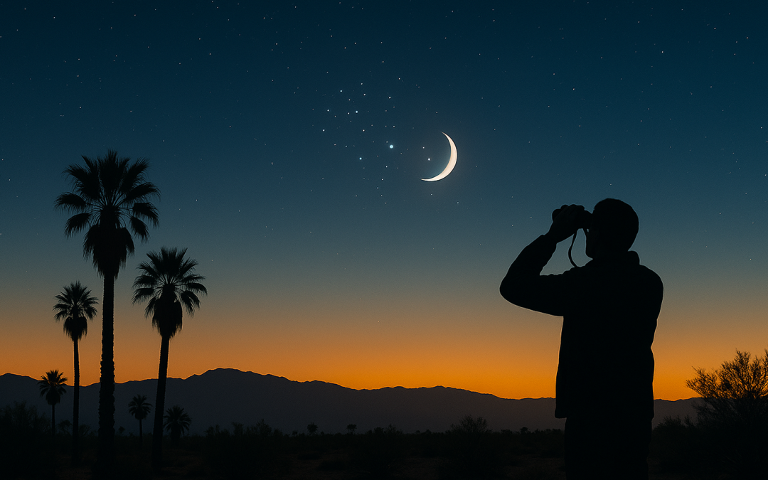 Sky Watch: A Rare Moon-and-Star Show Before Dawn